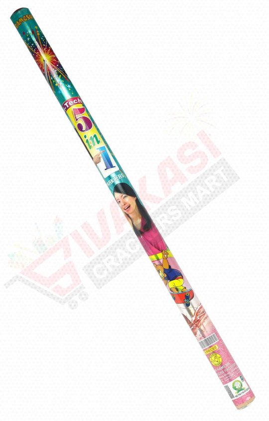 50 CM multicolour sparklers ( 5 in 1 ) RAMESH