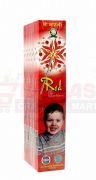 10 cm Red colour sparklers (10 pcs) MARUTHI