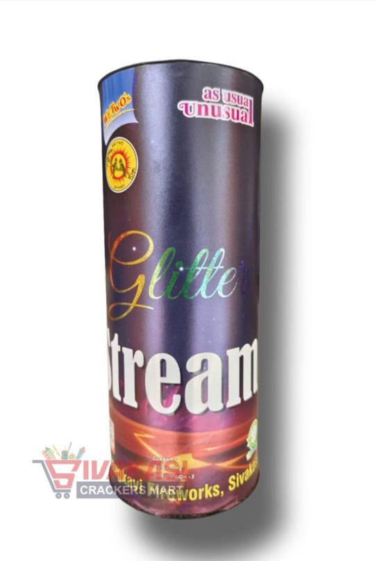 Glitter Stream ( RED & GREEN CRACKLING / POPCORN/ ) EFFECT - 1PCS
