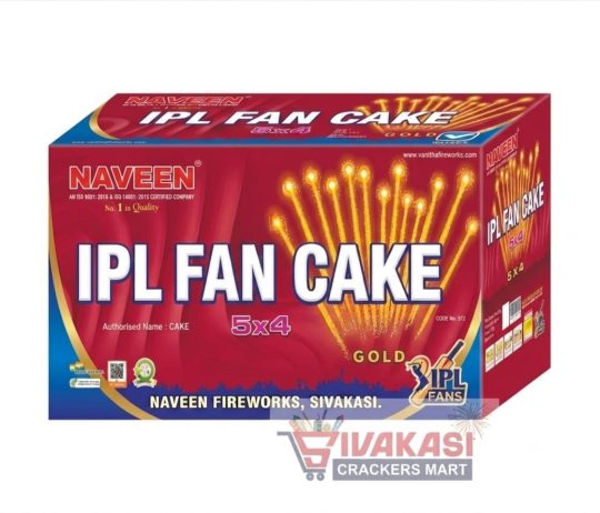 5 X 4 IPL FAN CAKE ( TOP BRAND )